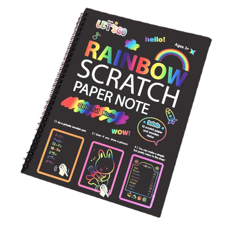 Inklume™ – Rainbow Scratch Art Booklet