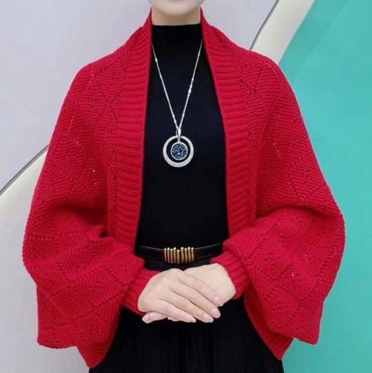 Hearthlyn™ – Knitted Shawl Cardigan (50% Off)