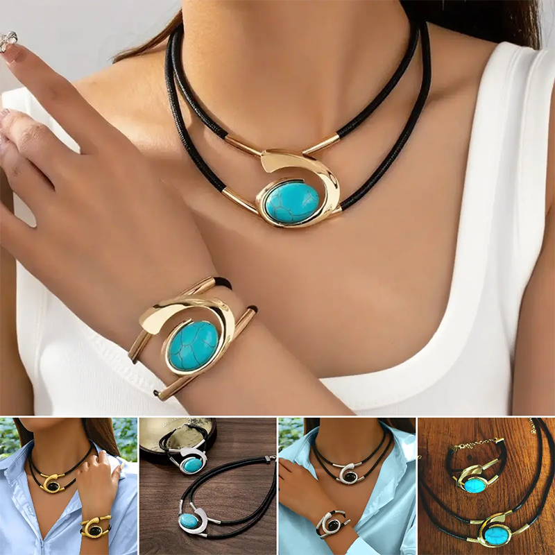 Solmera™ – Boho Necklace and Bracelet Set (1+1 Free)