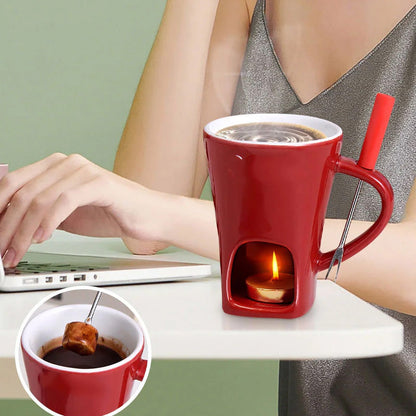 Cocozy™ – Ceramic Chocolate Fondue Mug