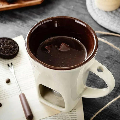 Cocozy™ – Ceramic Chocolate Fondue Mug