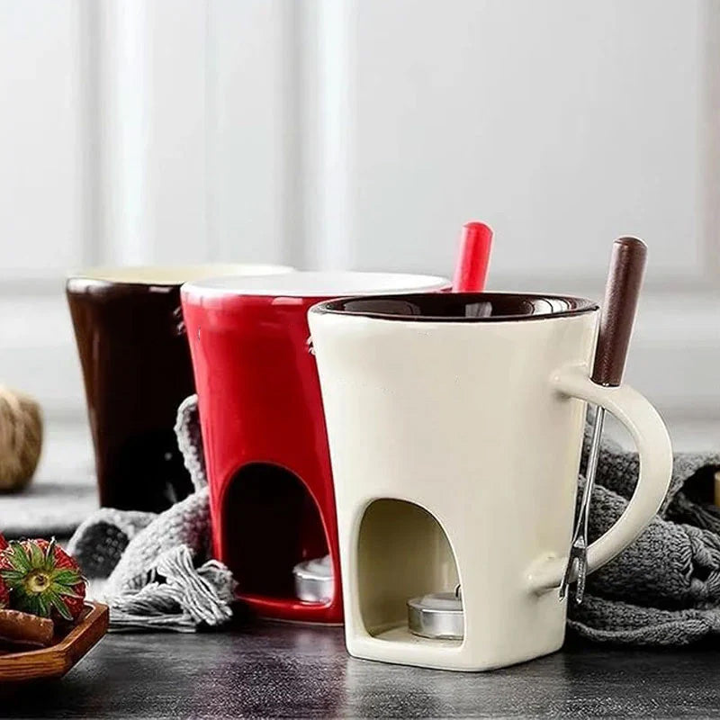 Cocozy™ – Ceramic Chocolate Fondue Mug