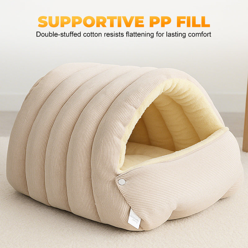 Cavina™ – Plush Pet Cave Bed