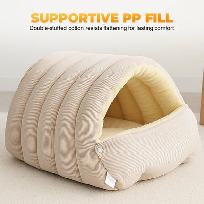 Cavina™ – Plush Pet Cave Bed