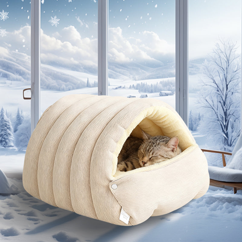 Cavina™ – Plush Pet Cave Bed