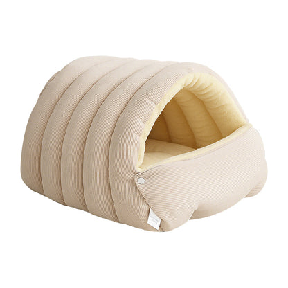 Cavina™ – Plush Pet Cave Bed