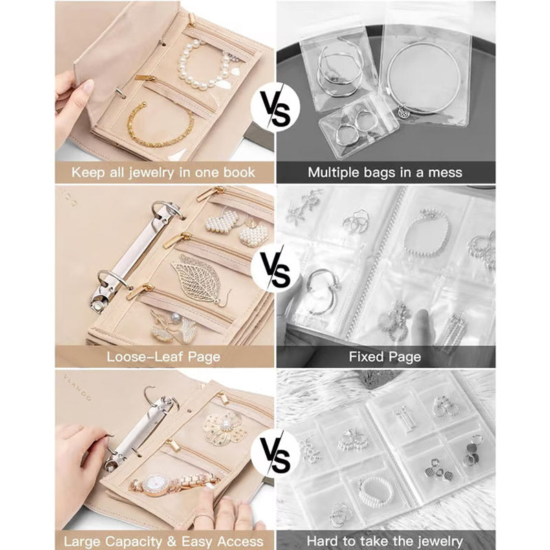 Veluvé™ – PU Leather Portable Jewelry Organizer (30% Off)